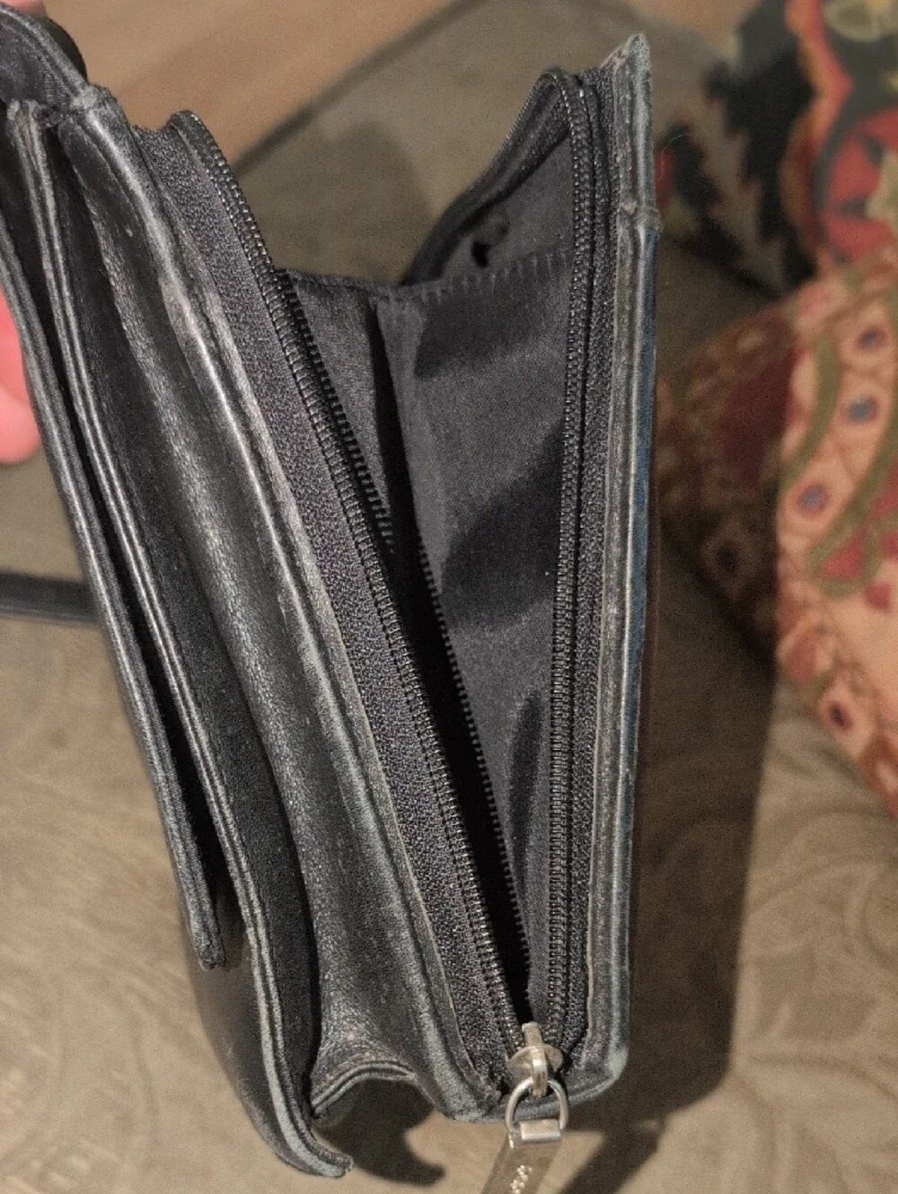 HOBO Black Leather Crossbody Bag